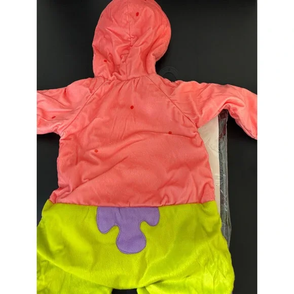 Spirit Halloween Patrick Star SpongeBob SquarePants Infant Costume 12-18M Pink - Picture 11 of 15